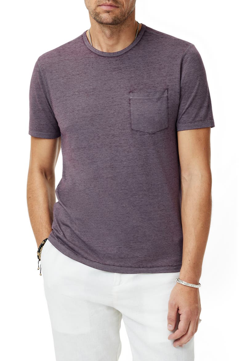 Bond Burnout Pocket T-Shirt, Main, color, DRY LAVENDER