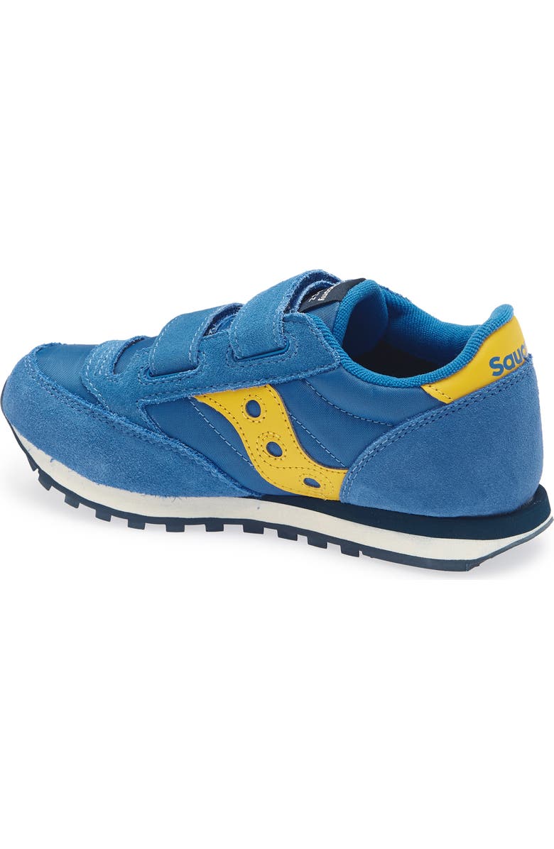 Saucony Jazz Double Hook & Loop Sneaker, Alternate, color, Blue/ Yellow