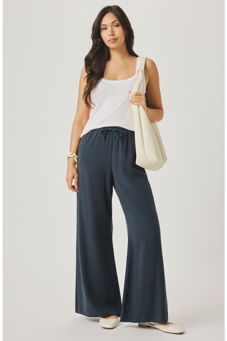 Valerie Drawstring Pants, Alternate, color, MOOD INDIGO
