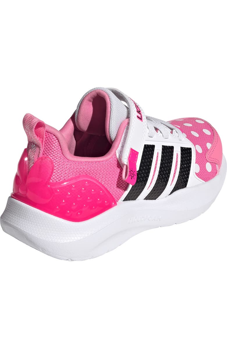 adidas x Disney<sup>®</sup> Kids' Lightorama Minnie Mouse Light-Up Sneaker, Alternate, color, Bliss Pink/ Black/ Lucid Pink