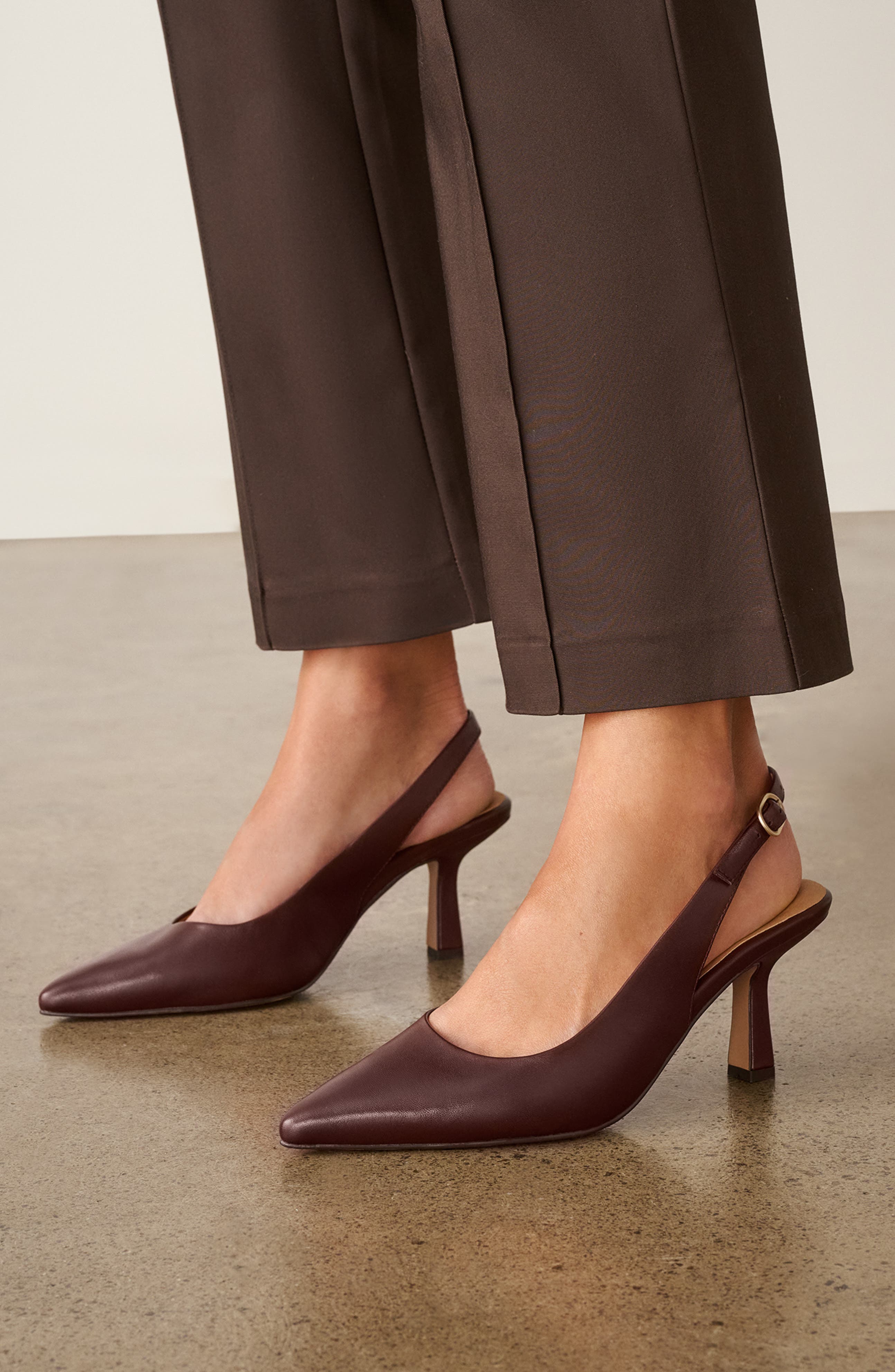 Gigi Pointed Toe Pump, Alternate, color, CHESTNUT