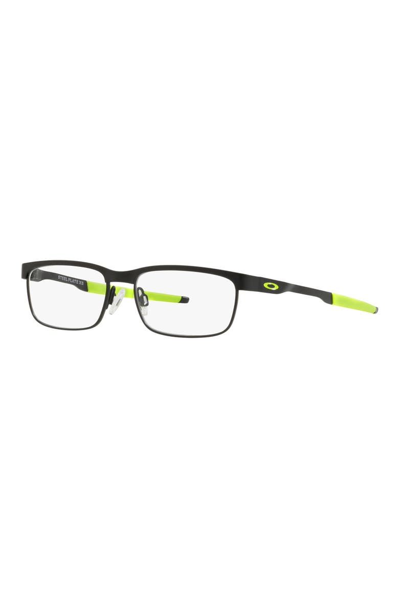 Steel Plate™ XS 48mm Rectangle Optical Glasses, Alternate, color, BLACK