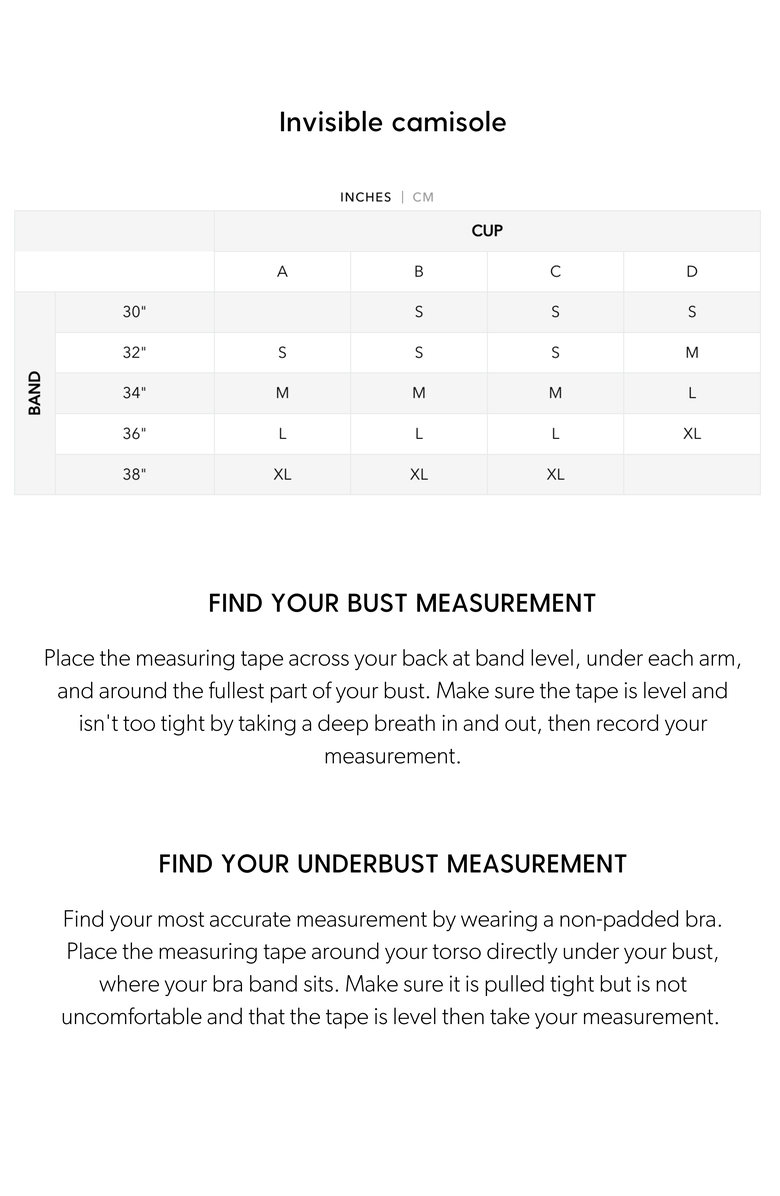Siella Invisible Camisole, Alternate, color, 