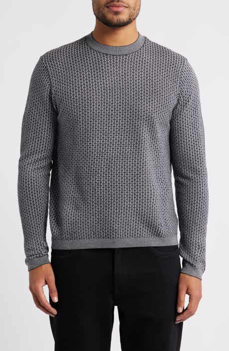 Emporio Armani Geo Jacquard Wool Sweater