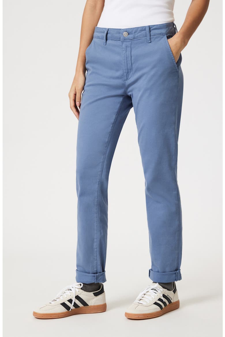 Kathleen Mid Rise Slim Stretch Twill Chino Pants, Alternate, color, RIVIERA CASUAL TWILL