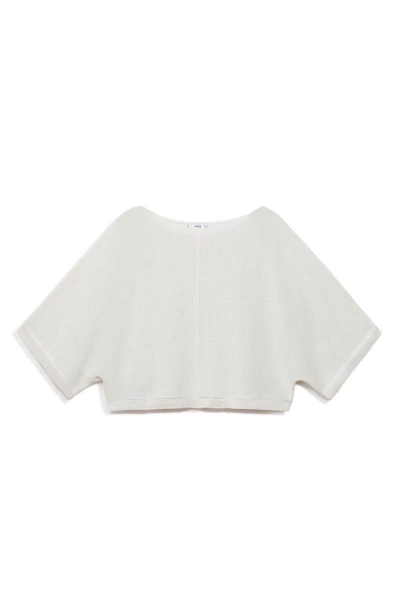 MANGO Oversize Fine Knit Sweater, Alternate, color, White