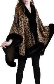 SAACHI Faux Fur Cheetah Topper
