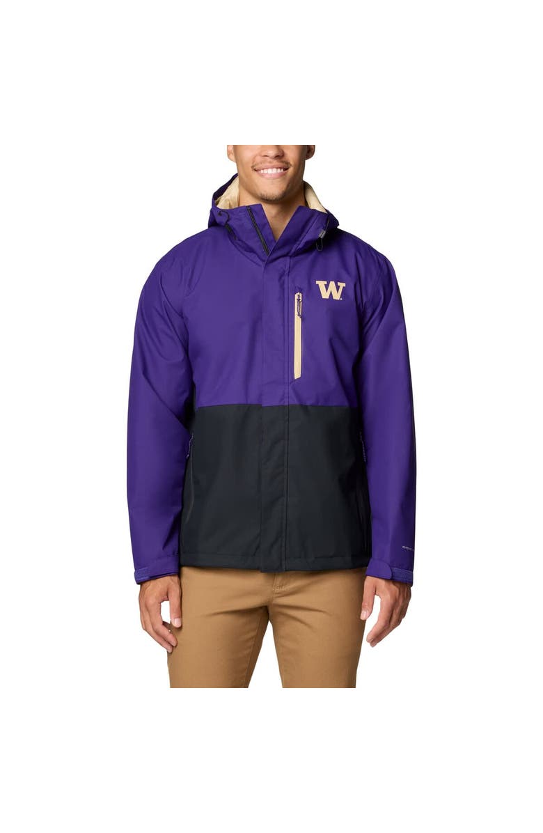 Columbia Men's Columbia  Purple Washington Huskies Field Bound Omni-Tech<sup>™</sup> Full-Zip Jacket, Main, color, 