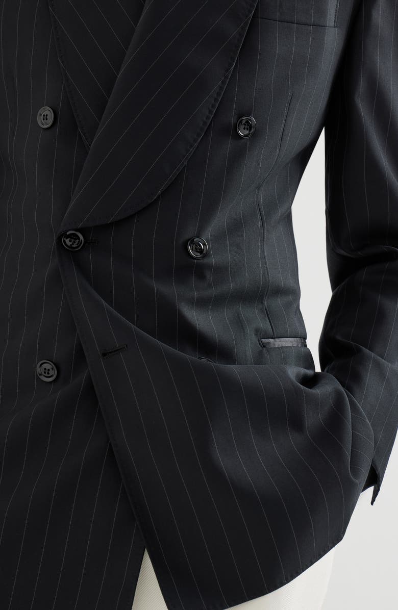 Brunello Cucinelli Tuxedo Jacket, Alternate, color, Black