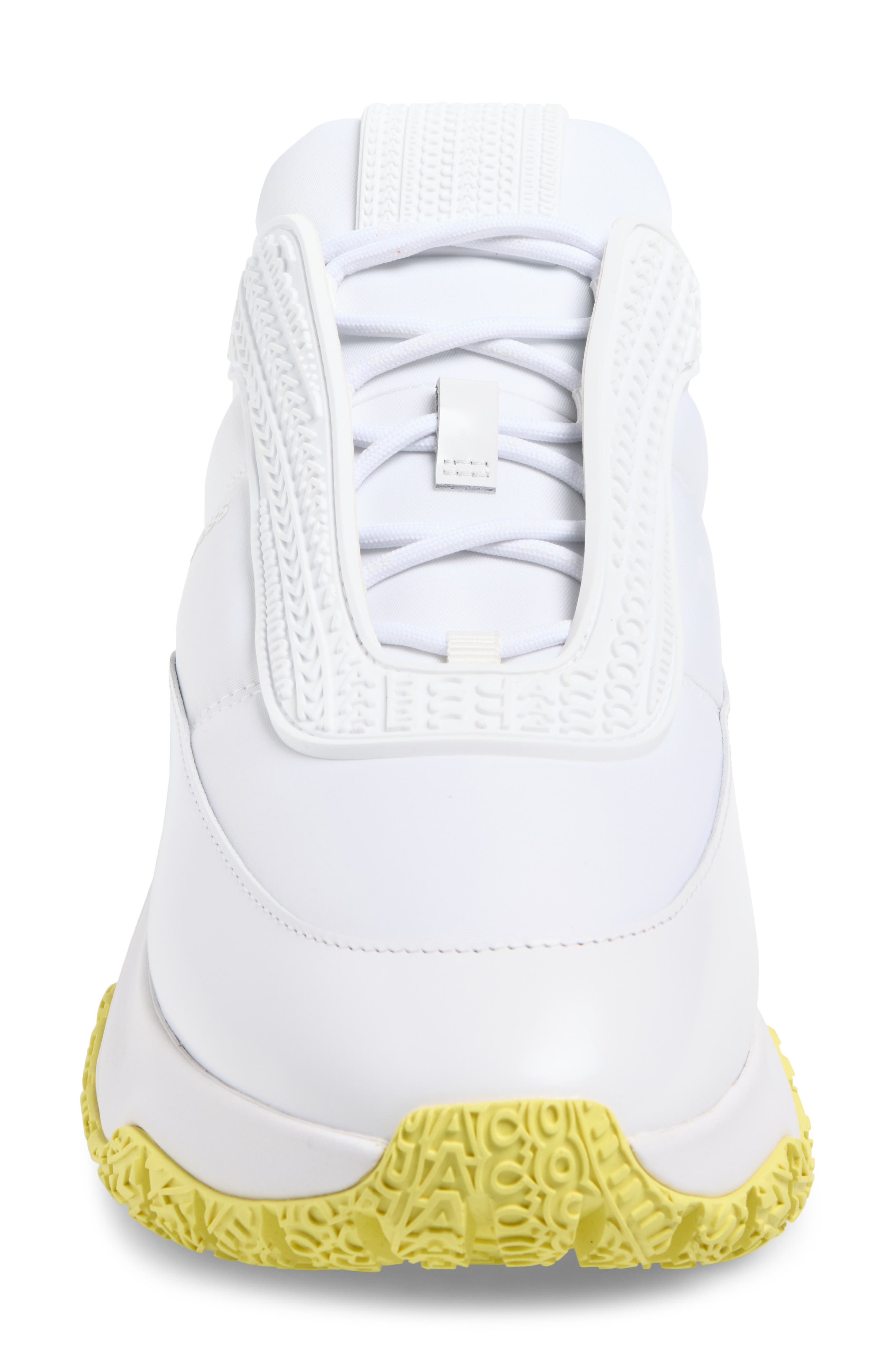 The Lazy Runner Sneaker, Alternate, color, WHITE/YELLOW