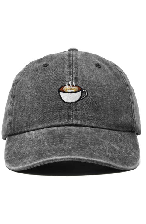 Cappuccino Embroidered Casual Cap