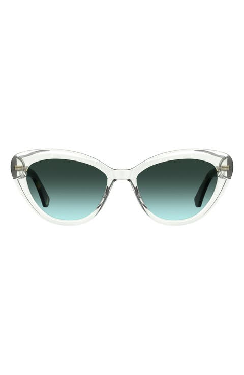 marlah's 53mm gradient cat eye sunglasses