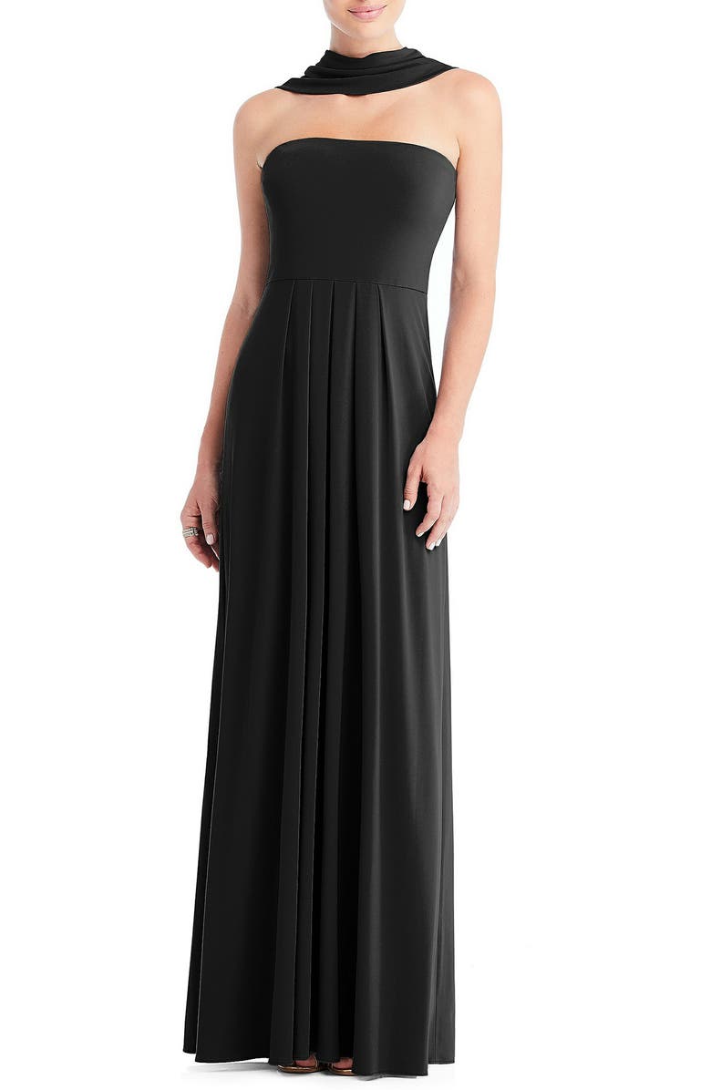 Dessy Collection Multi-Way Loop A-Line Gown, Alternate, color,