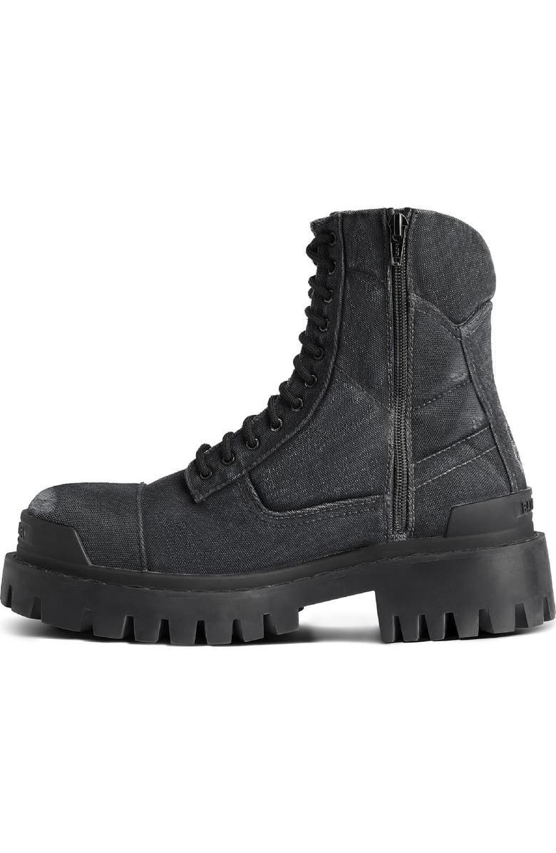 Balenciaga Combat Strike Boot, Alternate, color, Black