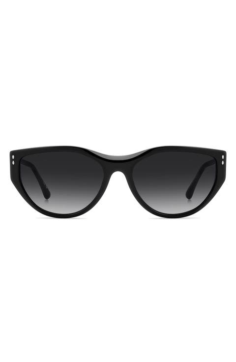 59mm Cat Eye Sunglasses