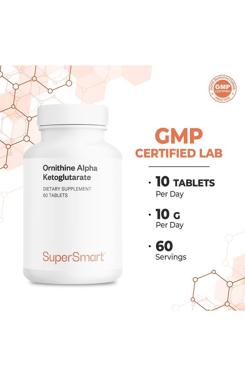 SuperSmart Ornithine Alpha Ketoglutarate, Alternate, color, NO COLOR