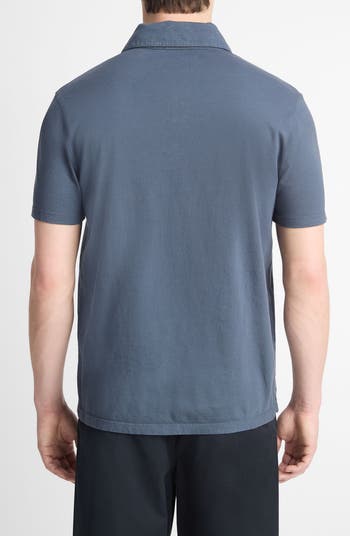 Regular Fit Garment Dyed Cotton Polo