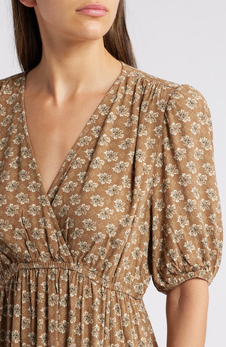 Treasure & Bond Floral Surplice V-Neck Maxi Dress, Alternate, color,