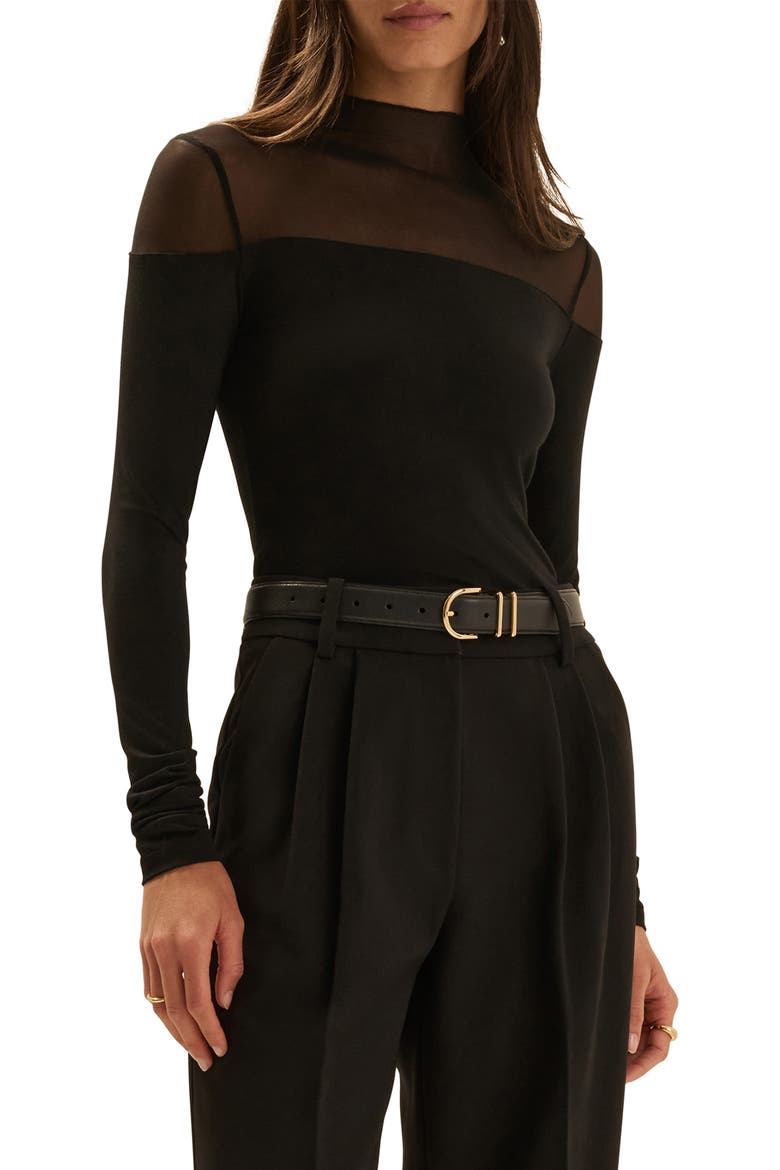 The For the Girls Top, Main, color, BLACK