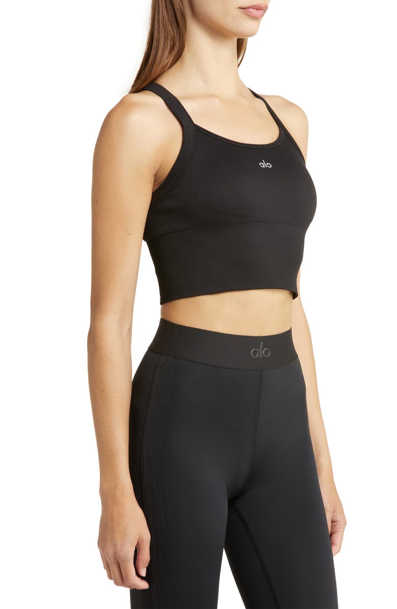 Alo Seamless Ribbed Favorite Tank, Alternate, color, 