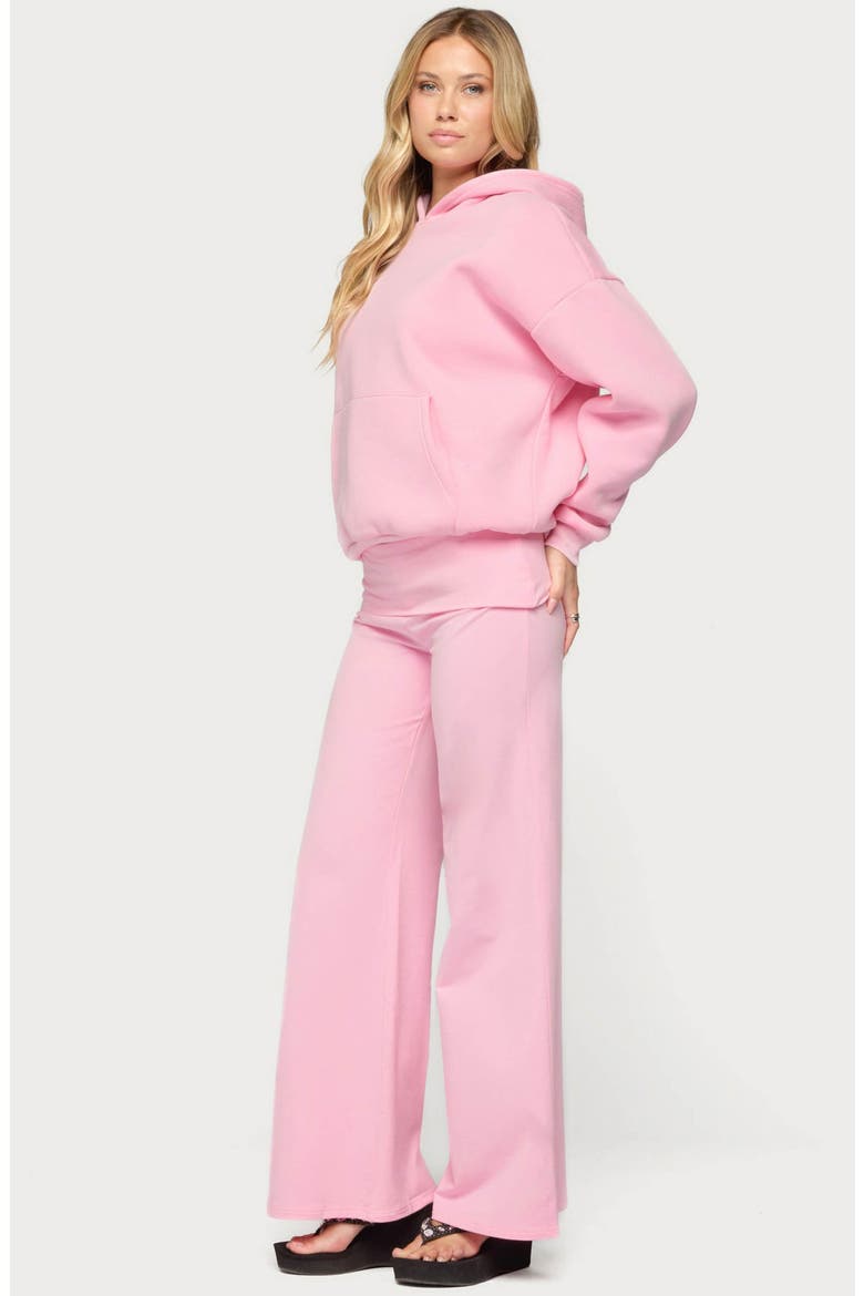Angel Energy Wide Leg Foldover Pants, Alternate, color, PINK