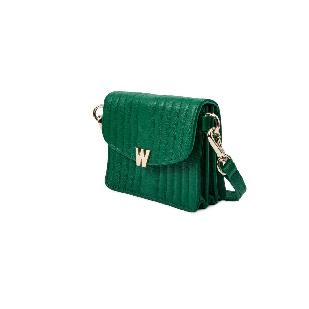 Mimi Mini Bag with Wristlet & Lanyard, Alternate, color, Forest Green