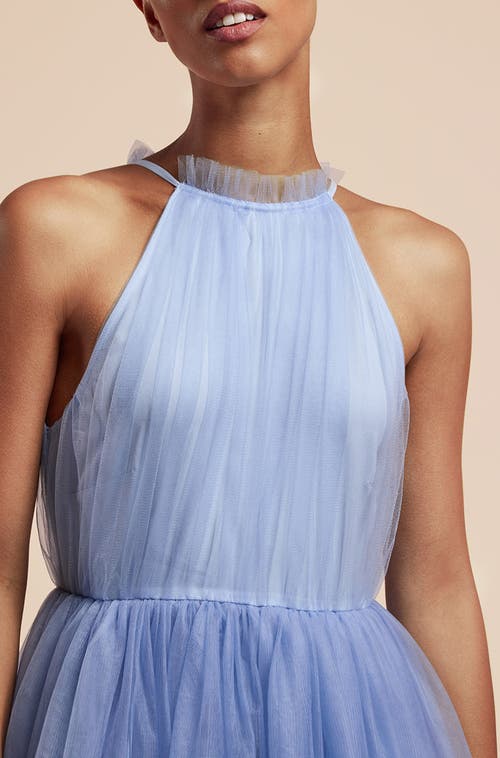 REBECCA TAYLOR REBECCA TAYLOR TULLE HALTER NECK GOWN