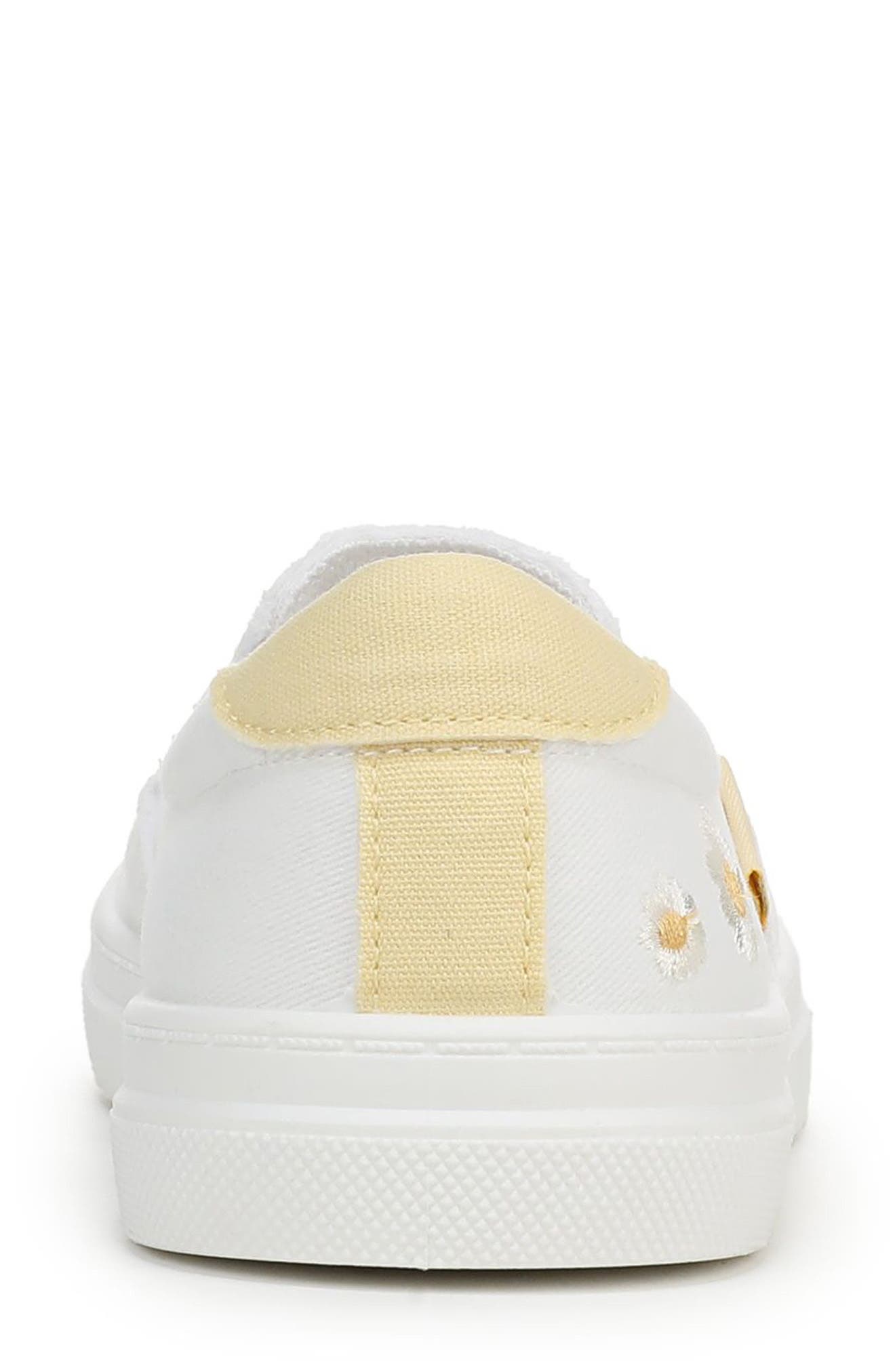 Blowfish Malibu Havasu Embroidered Slip-On Sneaker, Alternate, color, White Daisy Textile