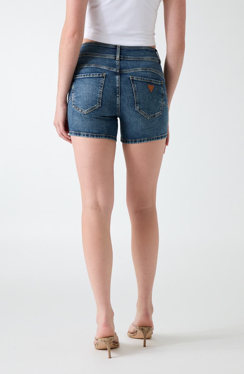 GUESS Shape Up Denim Shorts, Alternate, color, Bfow-Dark