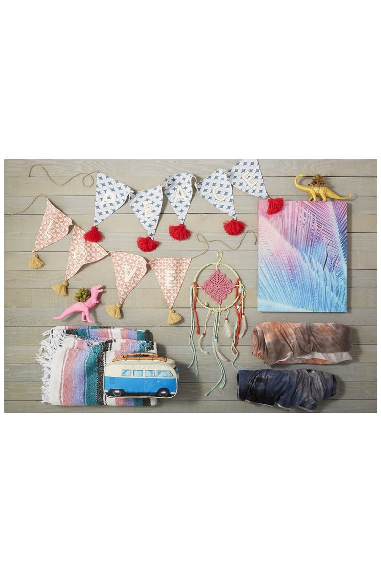 Gunn & Swain Siren Throw Blanket, Alternate, color, MINT/ PINK/ WHITE