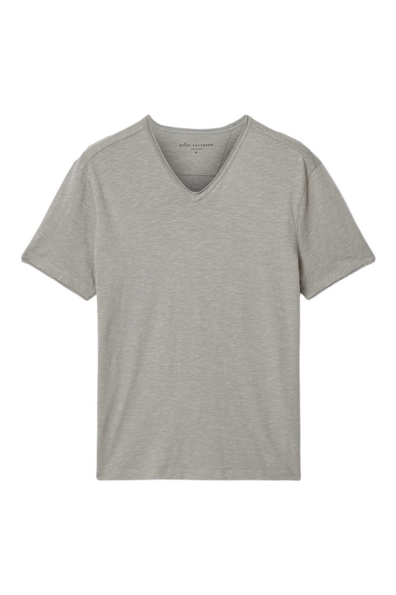 Miles Slub Cotton T-Shirt, Alternate, color, GREY SKY