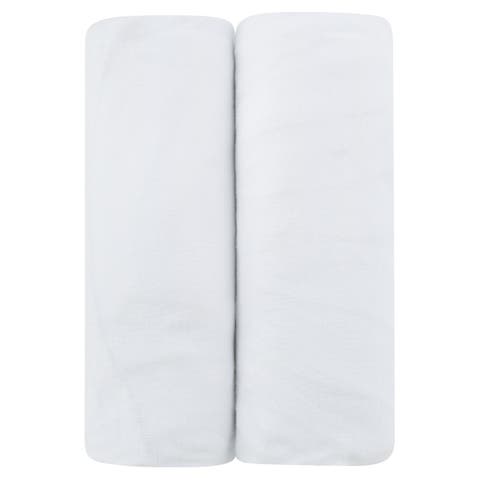 Baby Fitted Bassinet Sheet 2 Pack