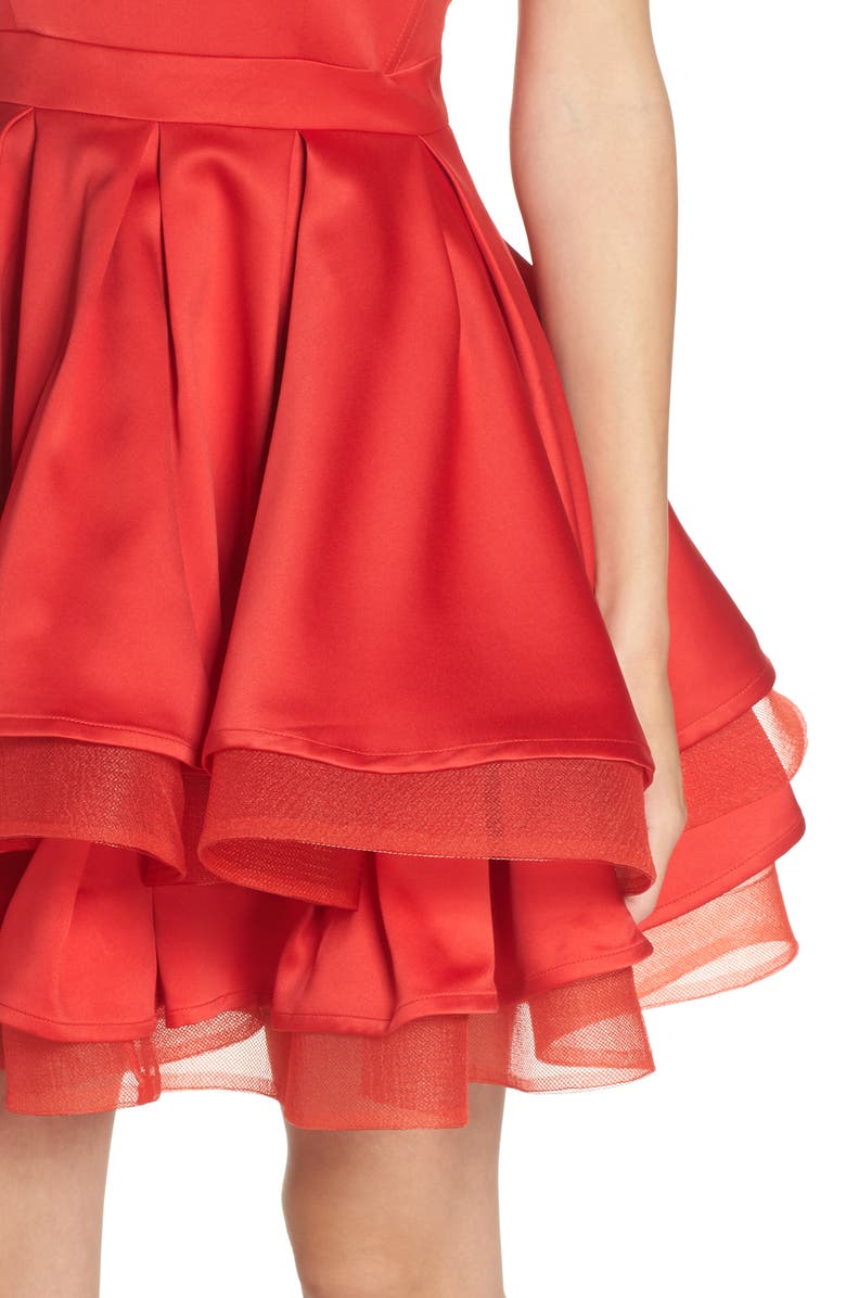 Bronx and Banco Emmanuel One-Shoulder Party Dress, Alternate, color, 