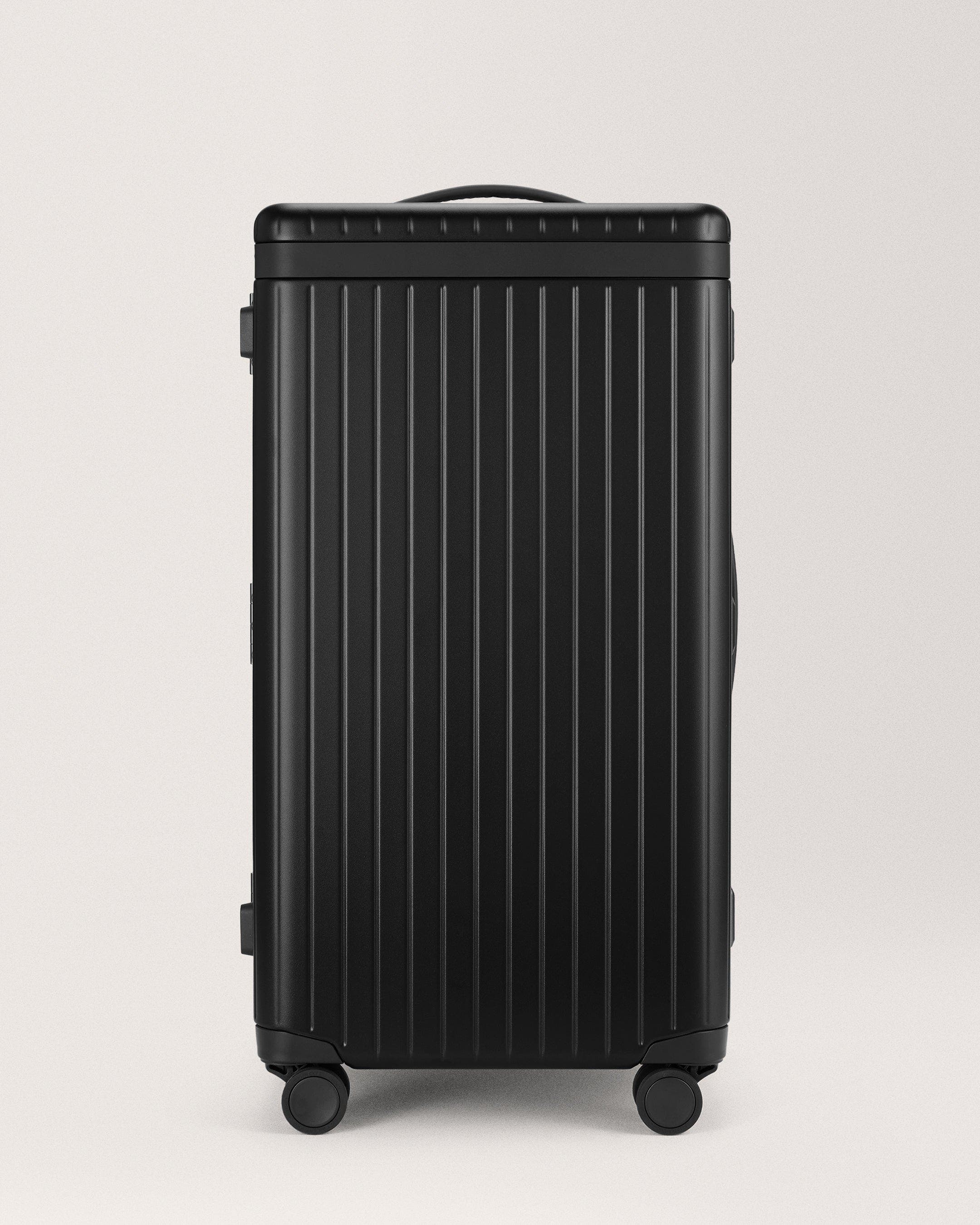 Carl Friedrik The Trunk Suitcase, Main, color, Black / Black