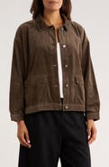Eileen Fisher Classic Collar Corduroy Jacket