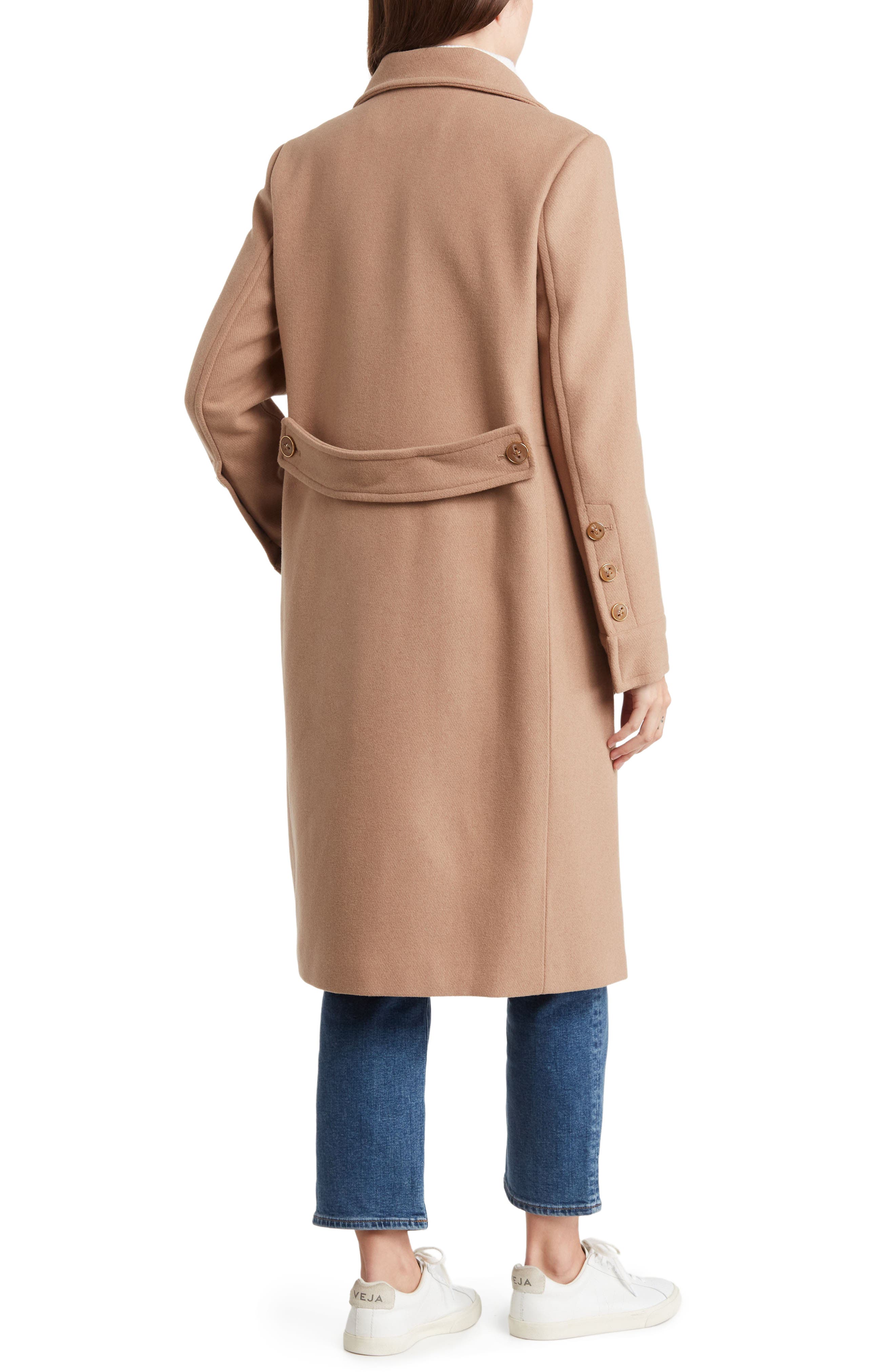 Almedia Wool Blend Twill Coat - image 4