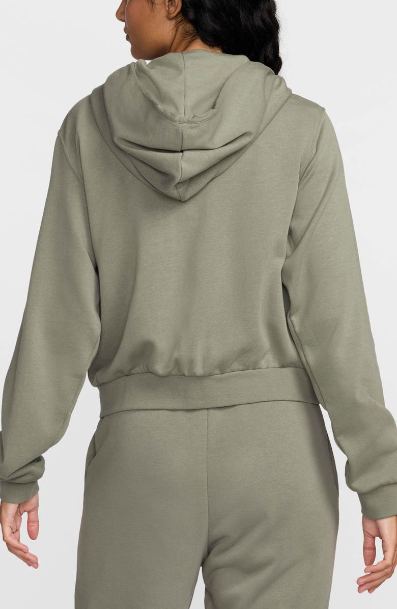 Nike Sportswear Chill French Terry Full Zip Hooded Jacket, Alternate, color, Light Army/ Sail