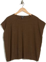 Eileen Fisher Boxy Organic Linen & Cotton Sweater