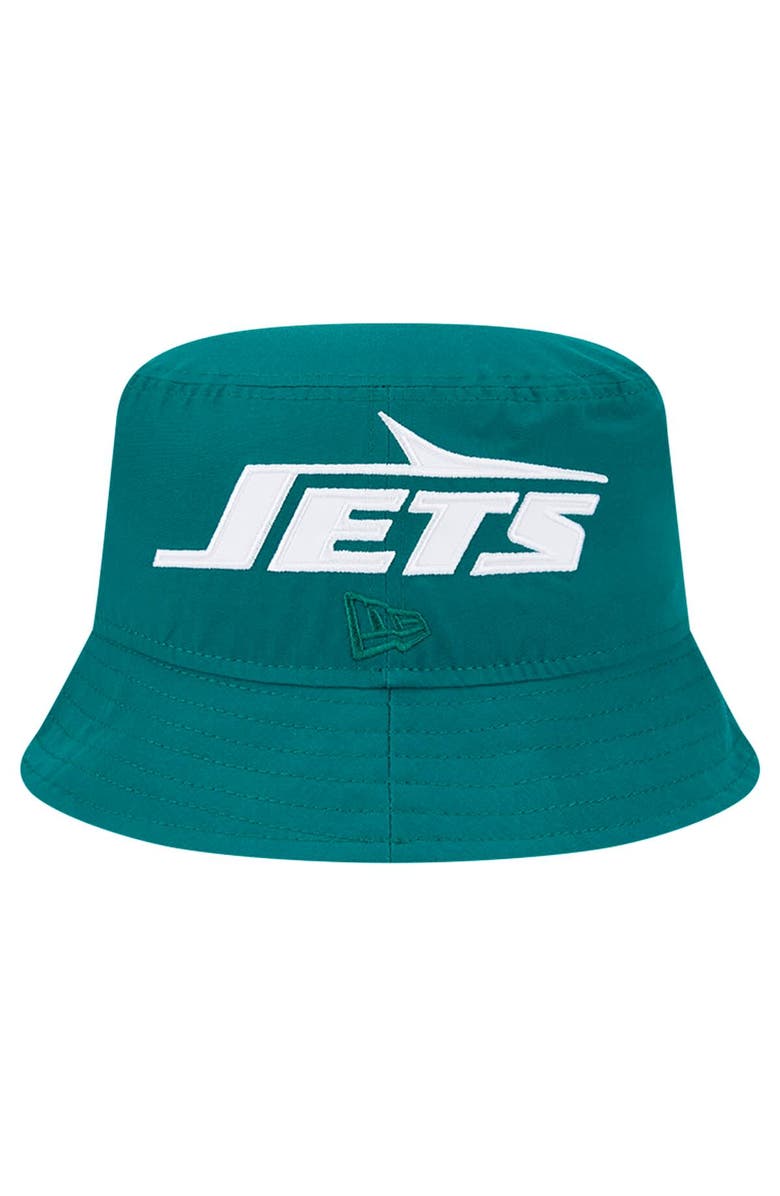 New Era Men's New Era Green New York Jets Helmet Bucket Hat, Alternate, color, Green
