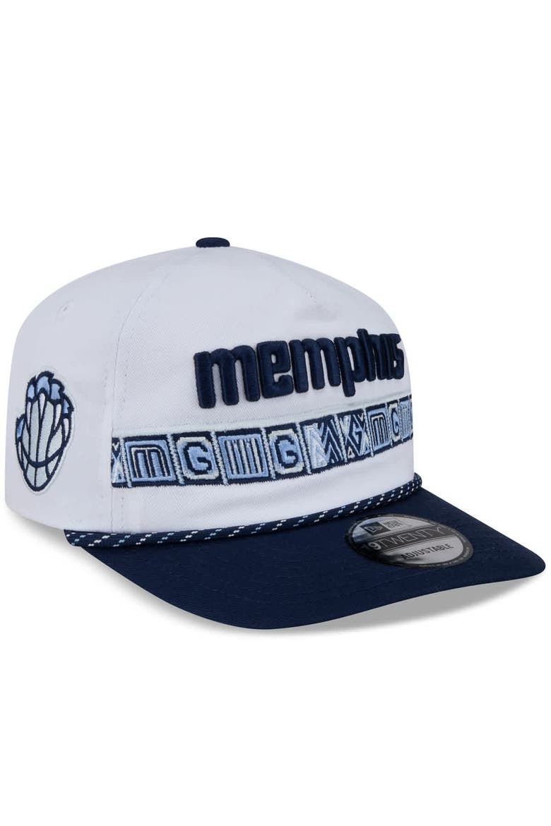 Men's New Era White/Navy Memphis Grizzlies 2025/26 City Edition 19TWENTY Adjustable Hat, Main, color, White