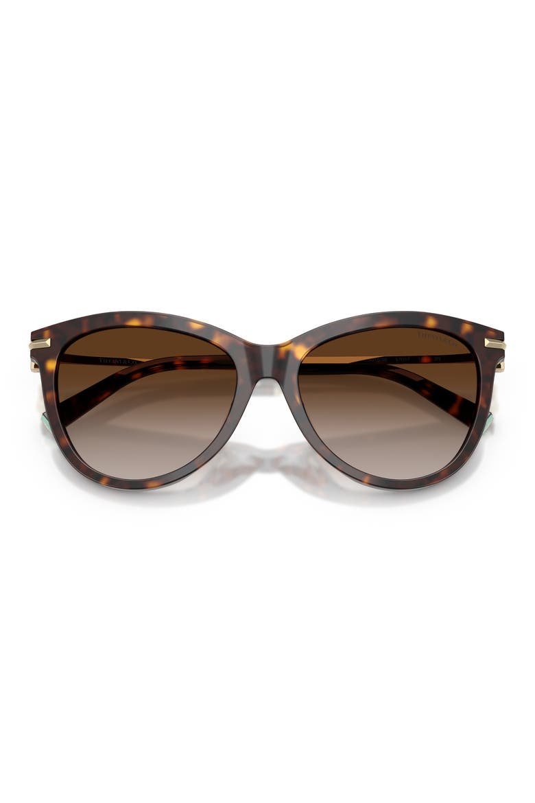 57mm Gradient Phantos Sunglasses, Alternate, color, HAVANA / BROWN GRADIENT