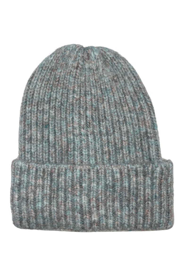Rib Knit Cuff Beanie, Main, color, BLUE