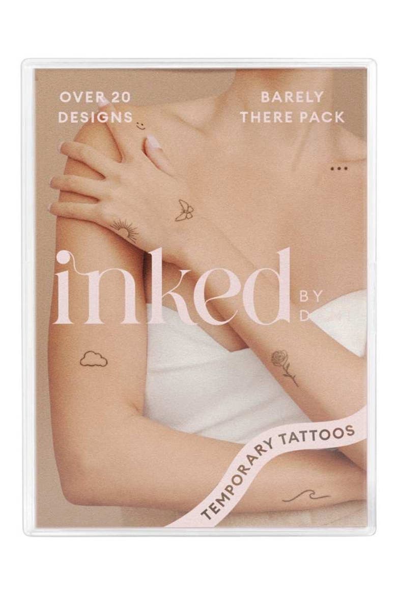 Barely There Temporary Tattoos, Alternate, color, BLACK