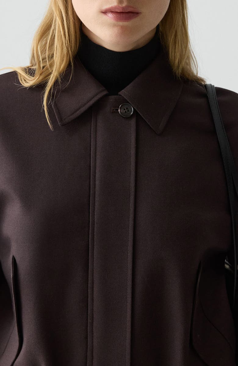 Theory Crop Jacket, Alternate, color, Cacao