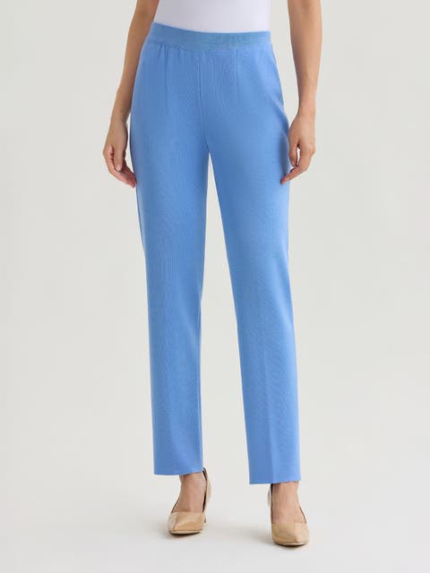 Nancy Slim Leg Mylana Knit Pant
