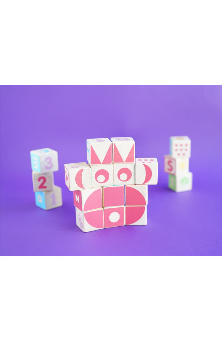 Le Toy Van ABC Wooden Blocks Set, Alternate, color, 