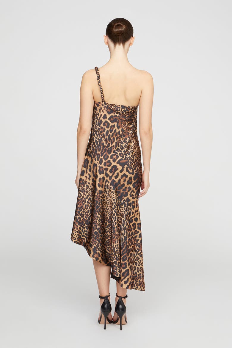 Mavis Satin Midi, Alternate, color, Leopard