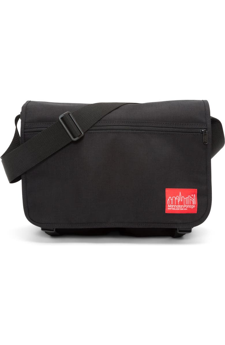 Manhattan Portage Europa Messenger Bag, Main, color, Black
