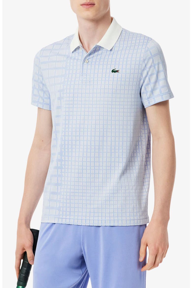 Tennis Performance Slim Fit Polo, Main, color, LAPLAND/ DELPHINIUM