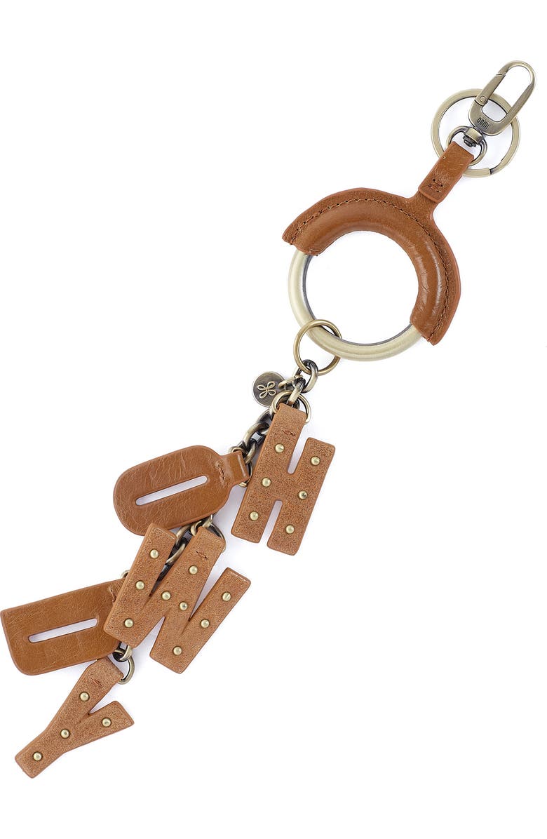 HOBO Howdy Charm Key Fob, Alternate, color, Truffle